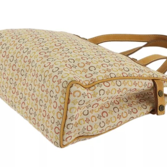 CELINE tote bag macadam beige canvas ?~ leather Authentic used - Picture 4 of 9